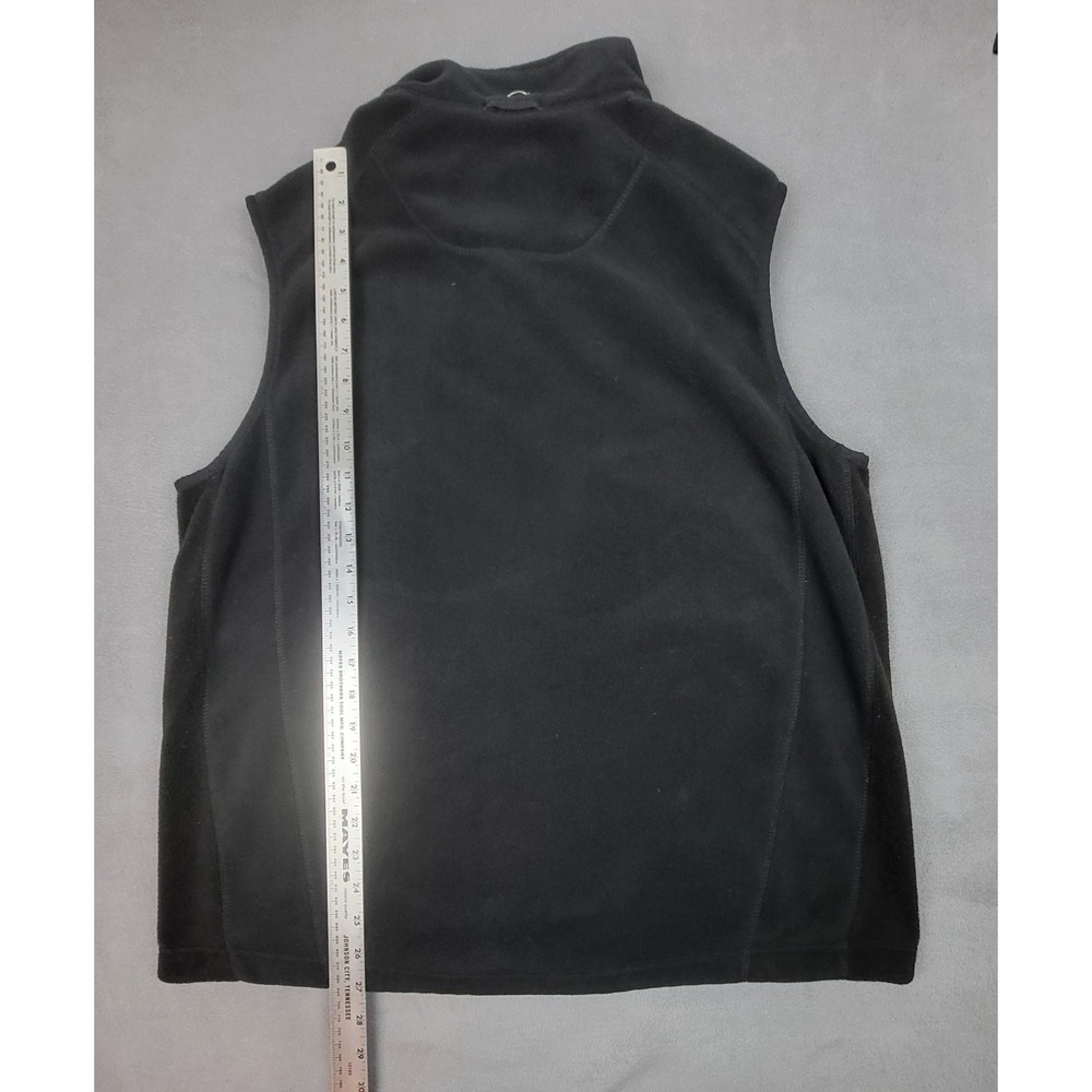 Eddie Bauer Windcutter Fleece Vest Mens Large Black Full Zip Polartec RN 67249 - Picture 4 of 10